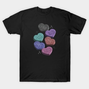 Creepy Heart Candy T-Shirt